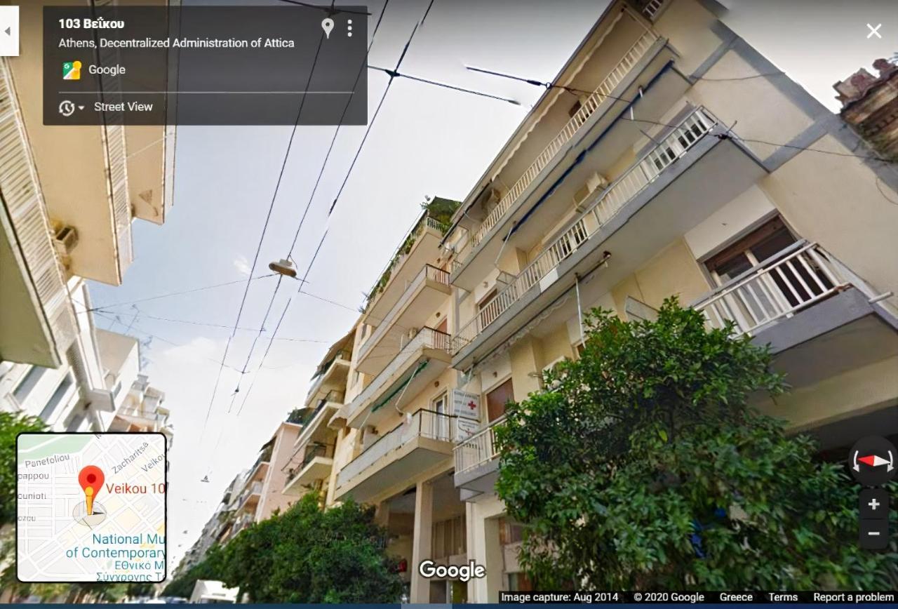 Pretty Rooms In Gold And Blue Apartment In Safe Central Area Афины Экстерьер фото